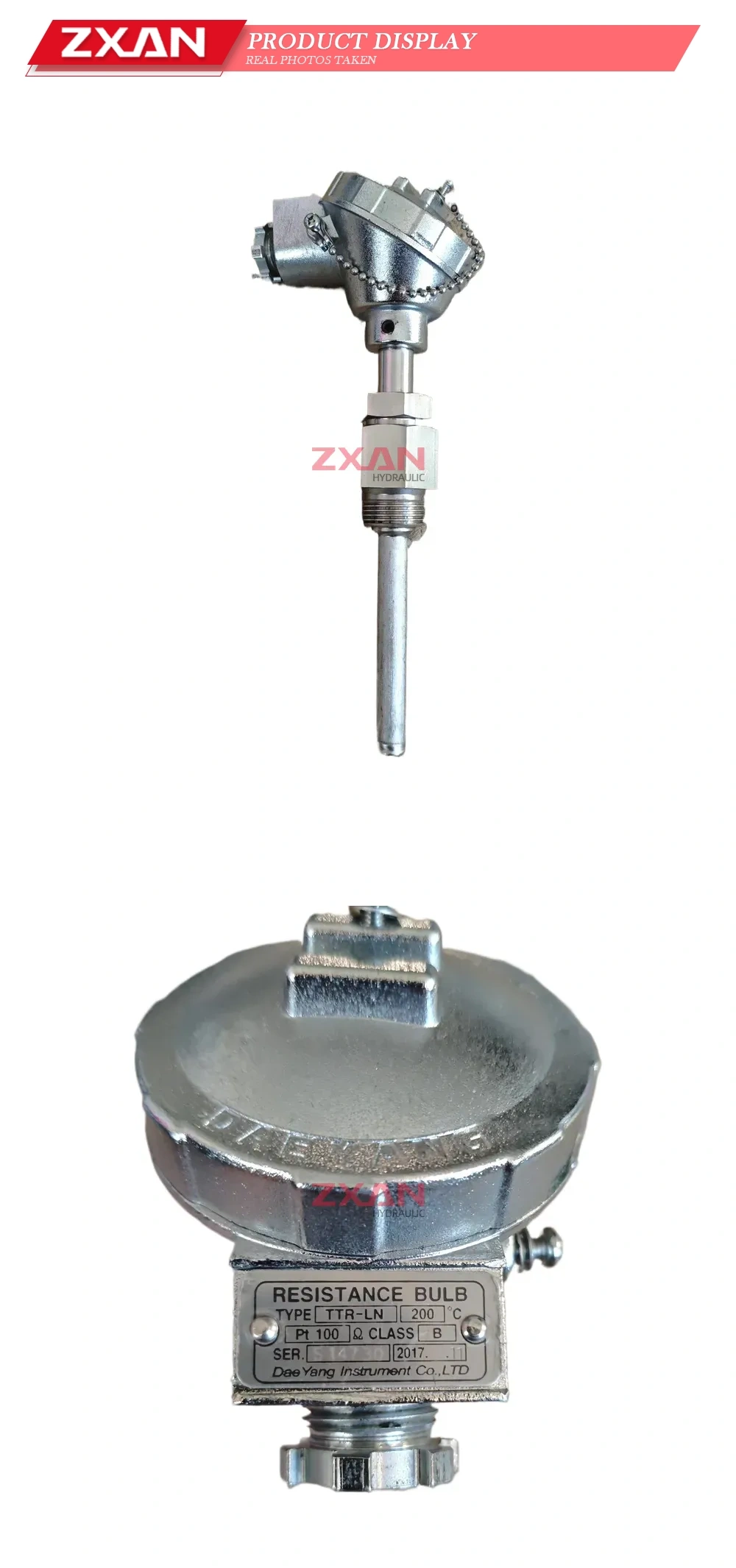 DaeYang TTR-LN Resistance Bulb (Pt100 RTD Temperature Sensor) Description