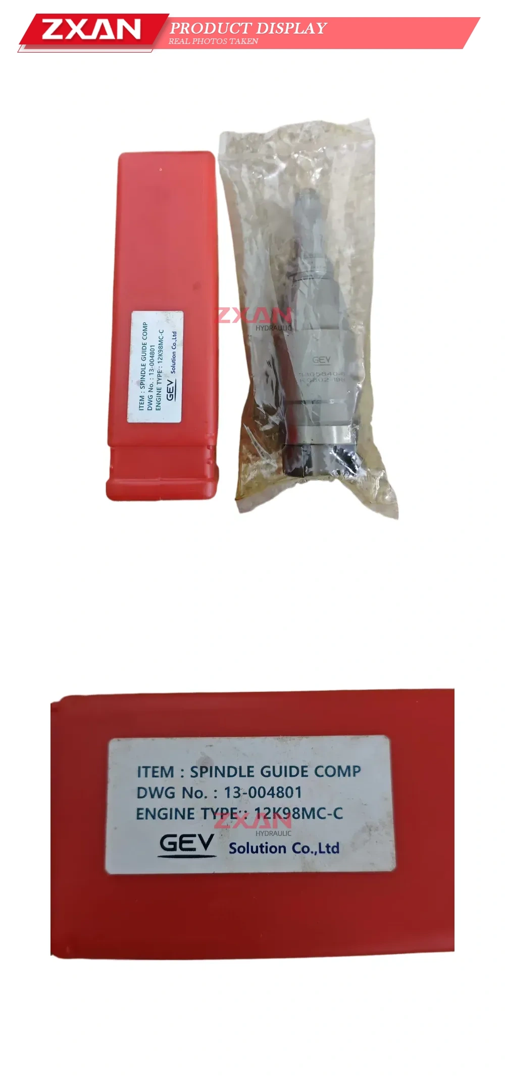 GEV 13-004801 Spindle Guide Component Description