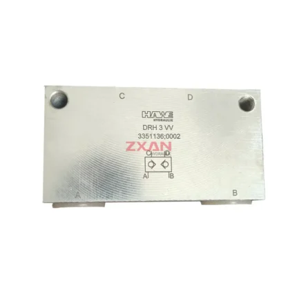 HAWE DRH 3 VV Hydraulic Pilot-Operated Check Valve (Dual Check Valve Plate)