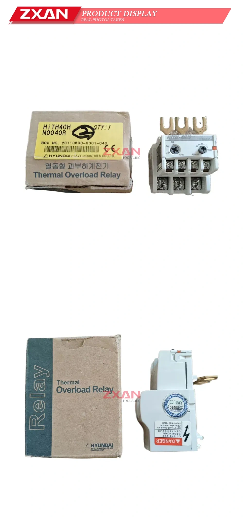 Hyundai HiTH40H N0040R Thermal Overload Relay Description