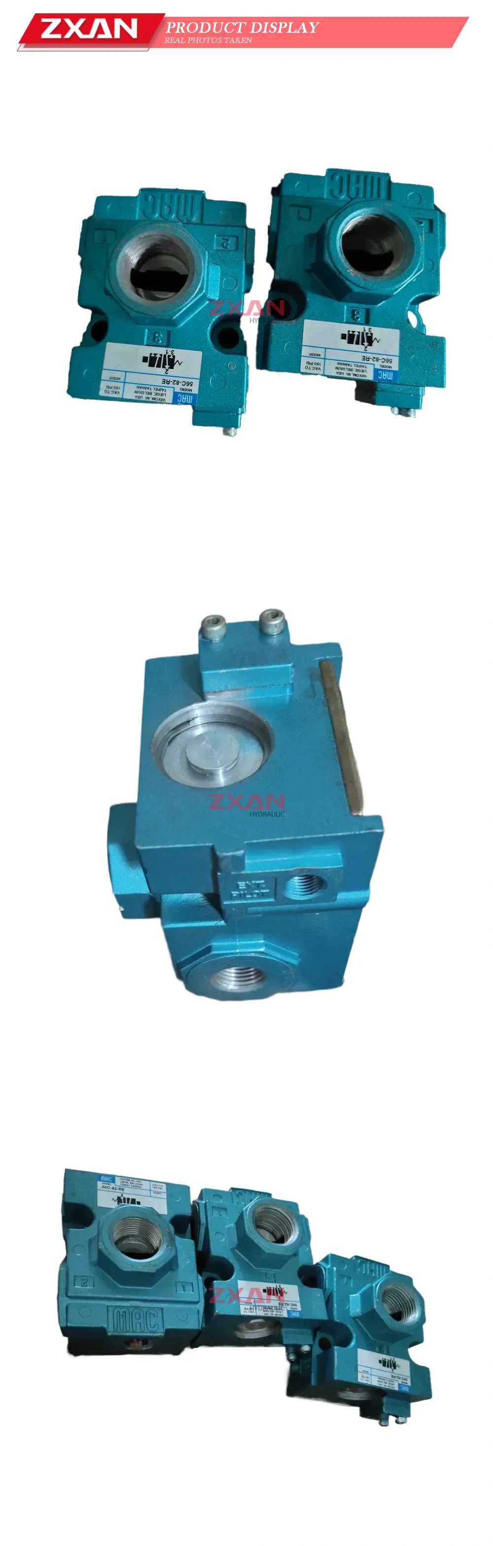 MAC 56C-62-RE Pneumatic Solenoid Valve (3-Way Pilot Operated Air Valve) Description