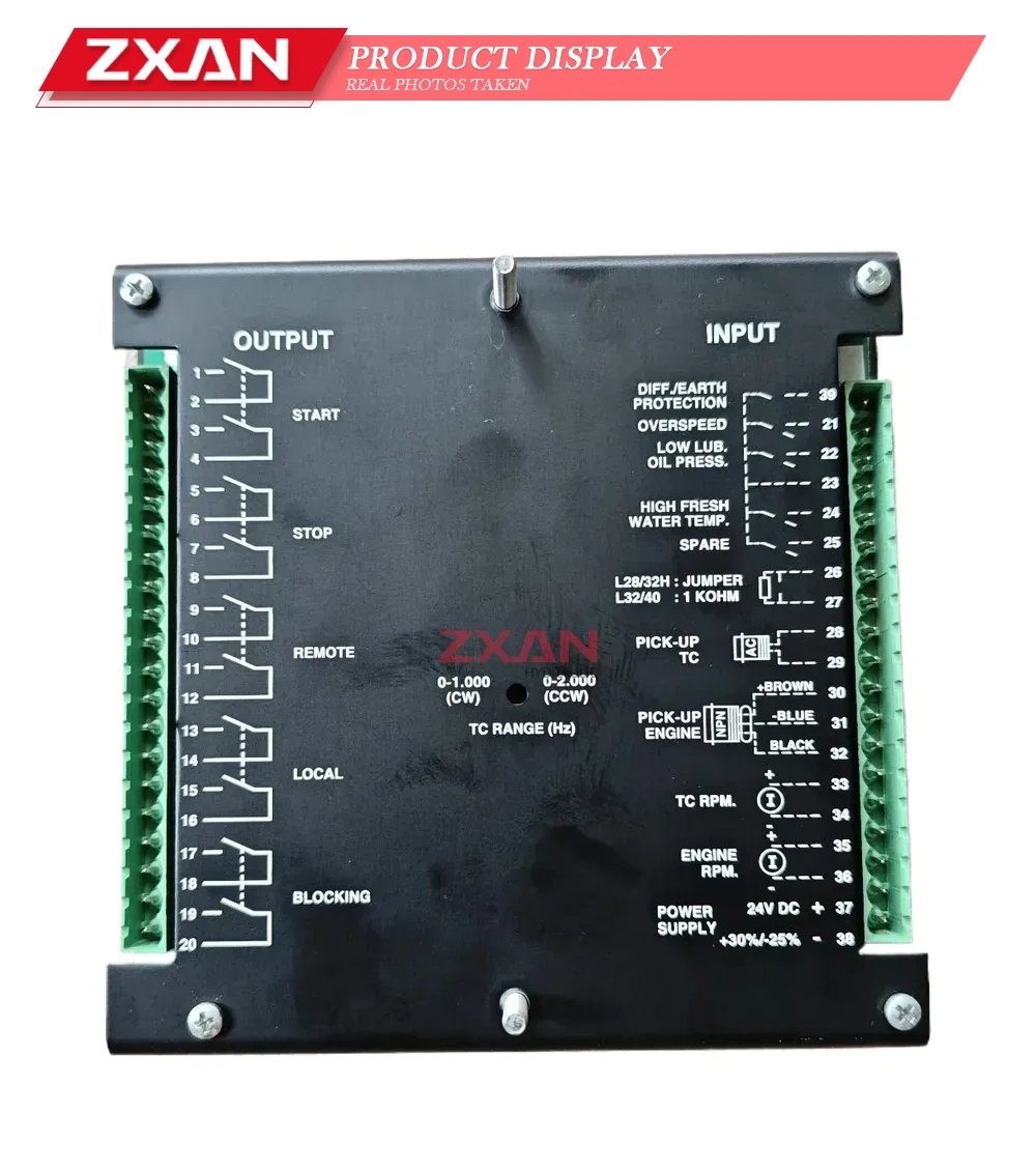 MAN Diesel & Turbo 1639294-6 Engine Starting Control Panel (Start Box) with RPM Indicator Description