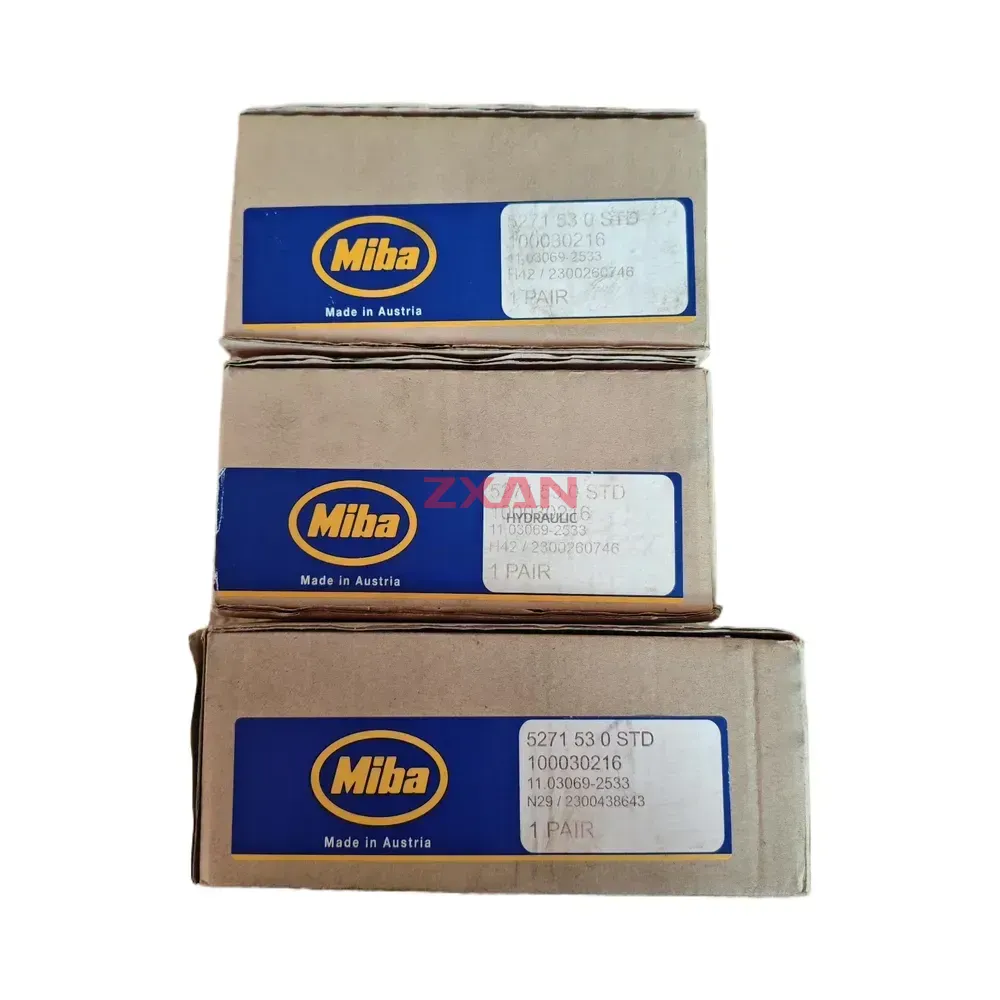 Miba 5271 53 0 STD Engine Bearing Shell (Plain Bearing Shell for MAN L16-24 Engine)-img1 Miba 5271 53 0 STD Engine Bearing Shell (Plain Bearing Shell for MAN L16/24 Engine)