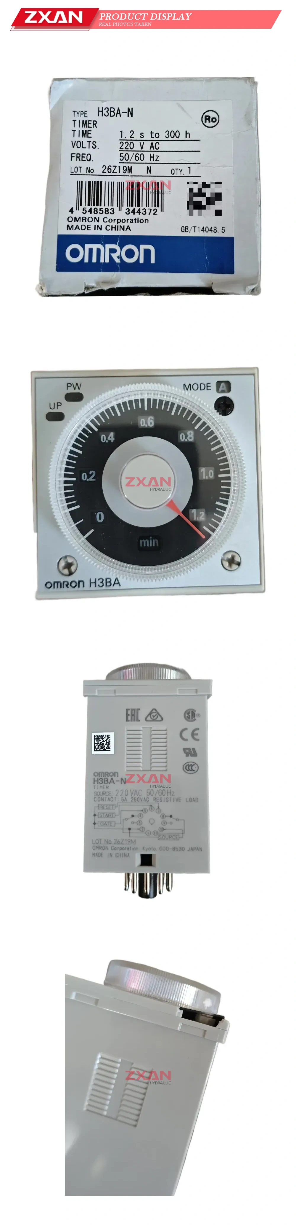OMRON H3BA-N Time Relay (Solid-State Timer) Description