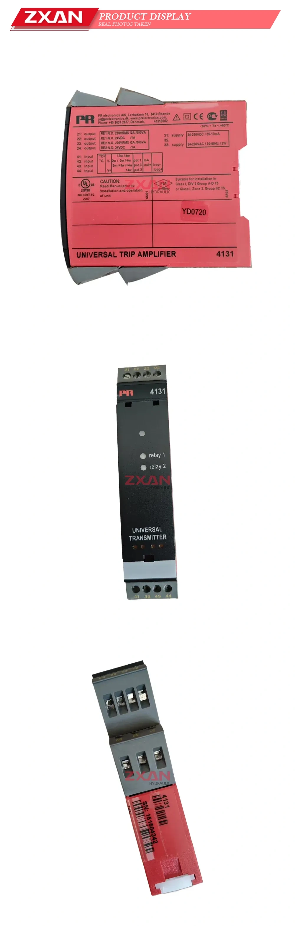 PR electronics 4131 Universal Trip Amplifier Description