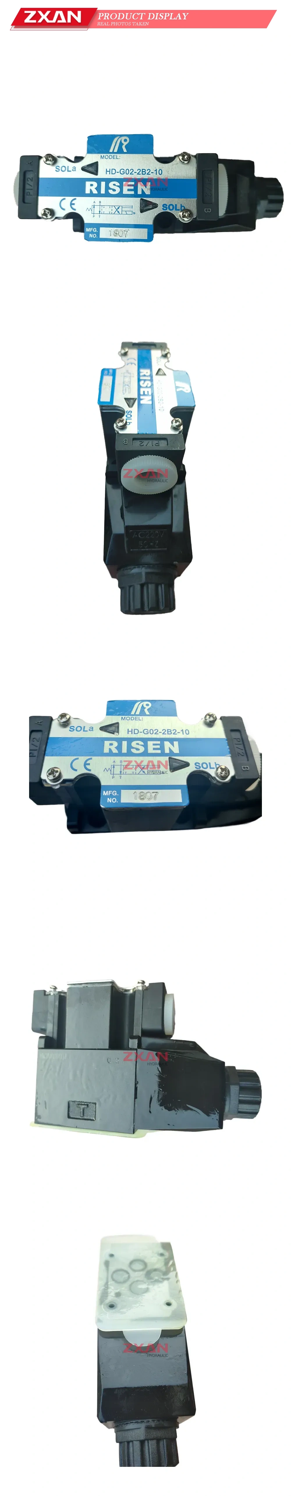 RISEN HD-G02-2B2-10 Hydraulic Solenoid Directional Control Valve Description