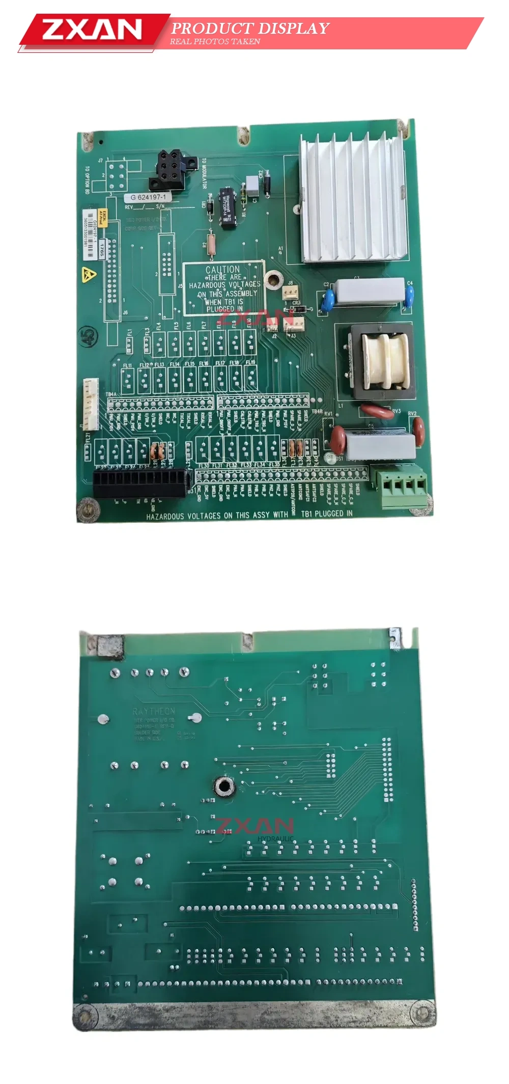 Raytheon G624197-1 Motor Power I/O Board (Printed Circuit Board Assembly) Description
