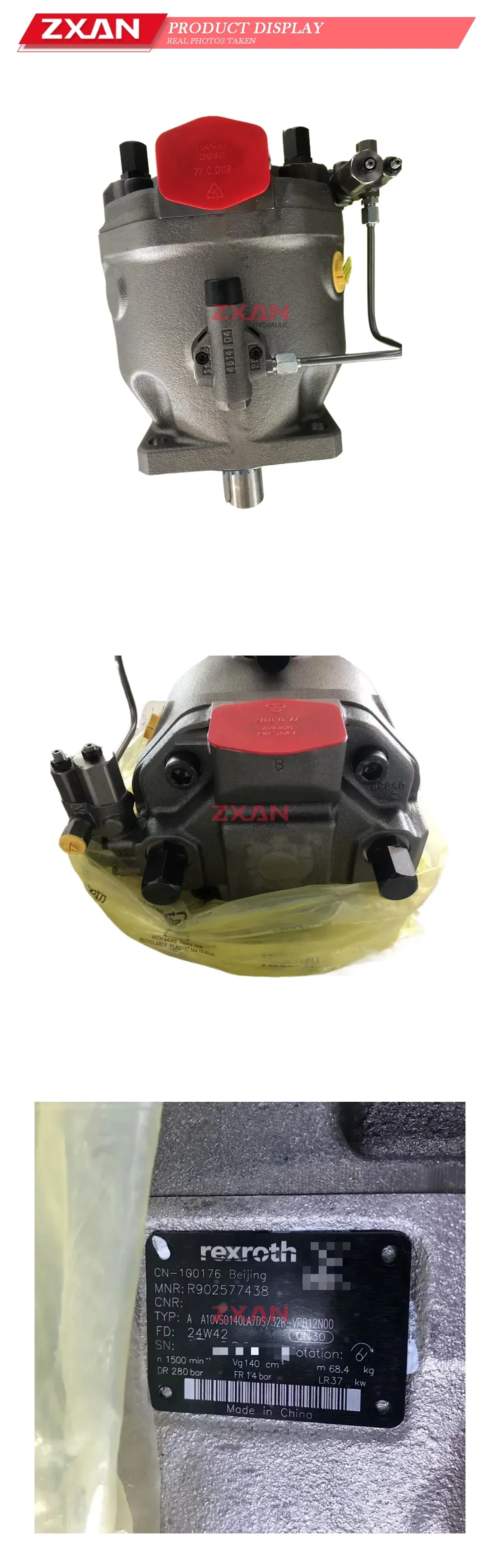Rexroth A10VSO140LA7DS/32R-VPB12N00 Axial Piston Variable Pump (Hydraulic Piston Pump) Description