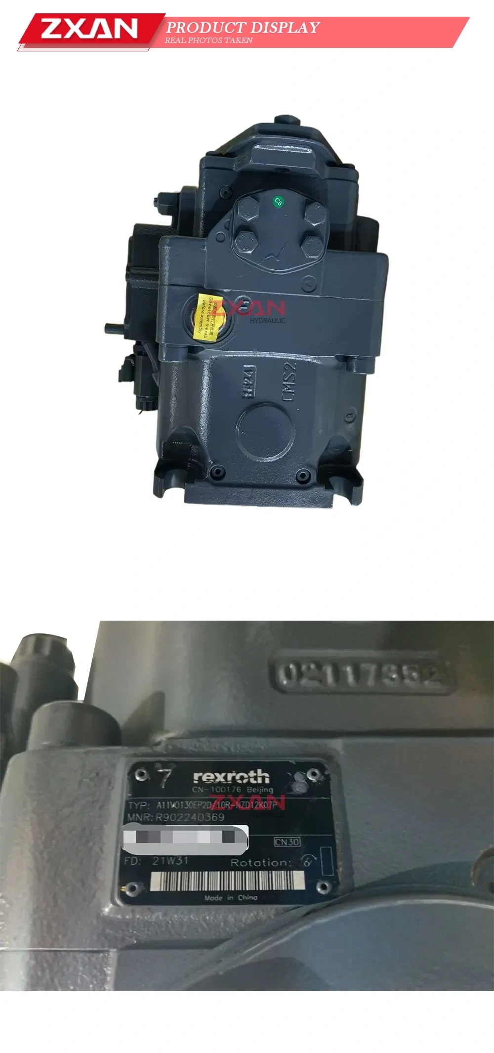 Rexroth A11VO130EP2D/10R-NZD12K07P Axial Piston Variable Hydraulic Pump Description