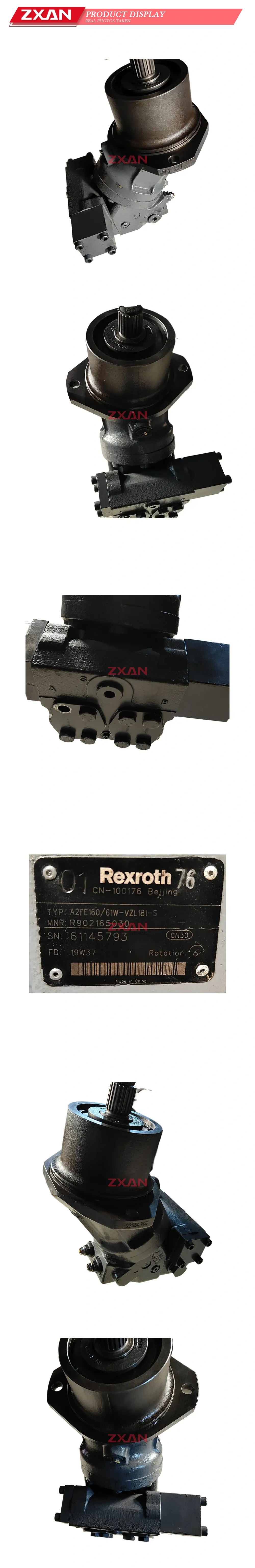 Rexroth A2FE160/61W-VZL181-S Hydraulic Motor Description