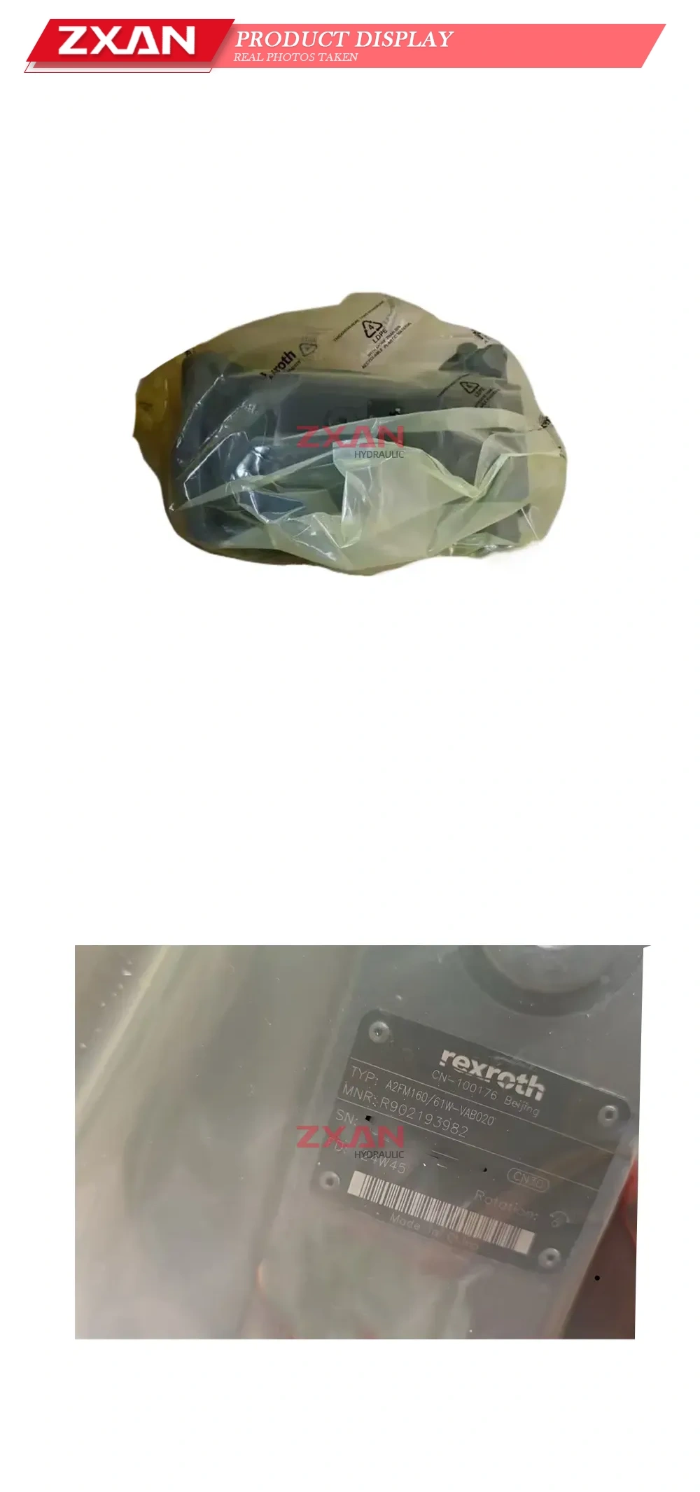 Rexroth A2FM160/61W-VAB020 Hydraulic Motor (Axial Piston Fixed Displacement Motor) Description