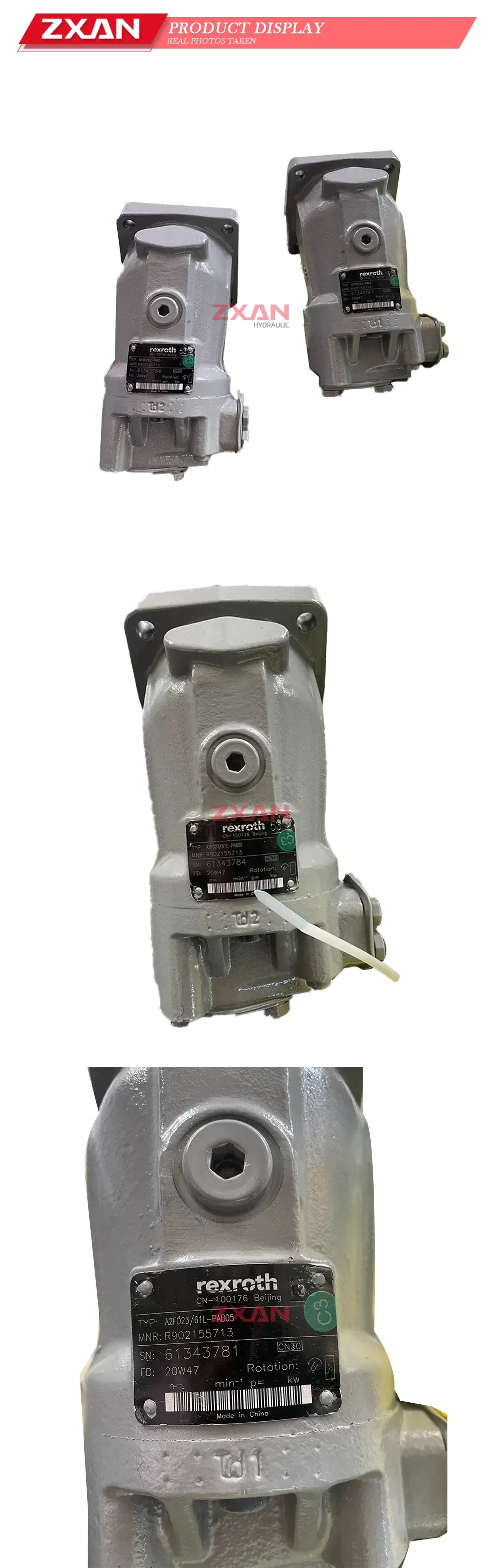 Rexroth A2FO23/61L-PAB05 (R902155713) Axial Piston Hydraulic Pump Description