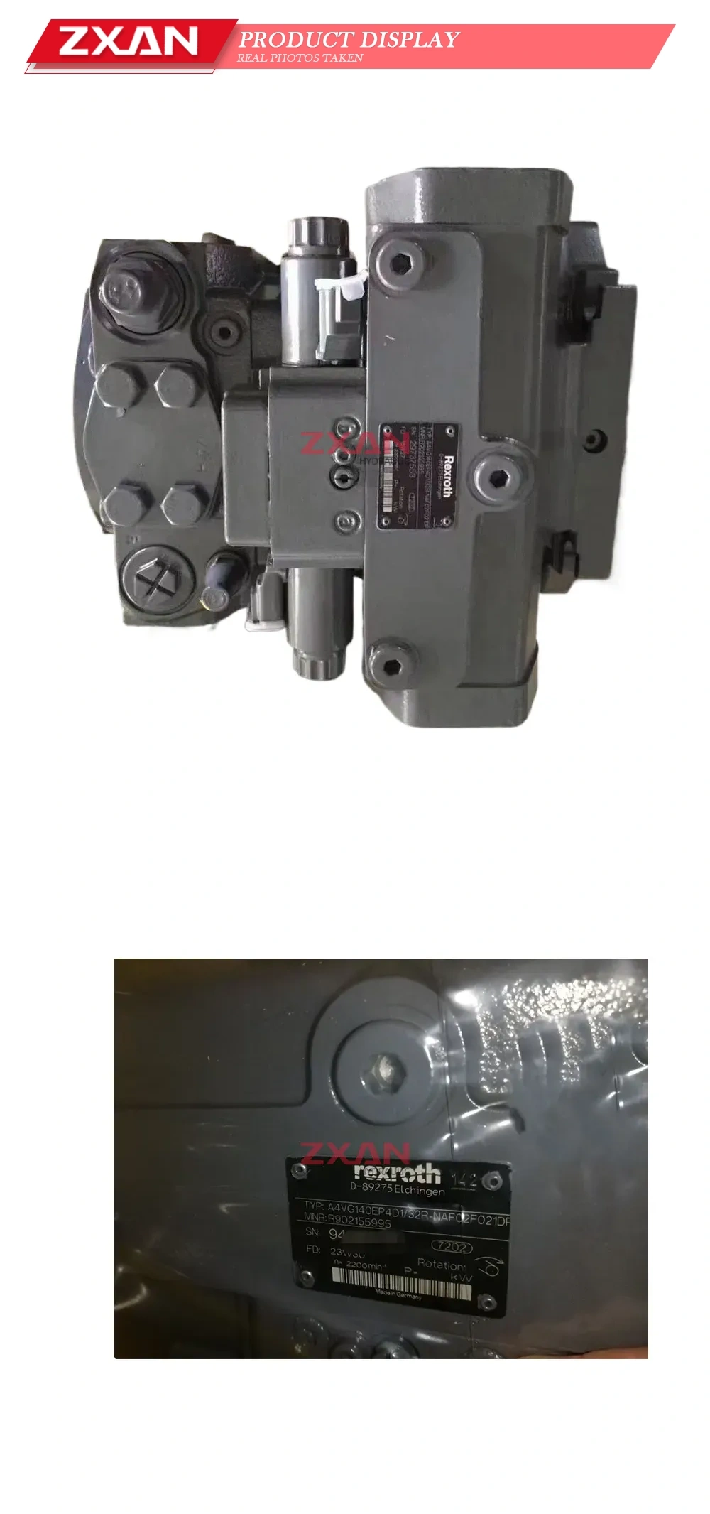 Rexroth A4VG140EP4D1/32R-NAF02F021DF Axial Piston Variable Hydraulic Pump Description