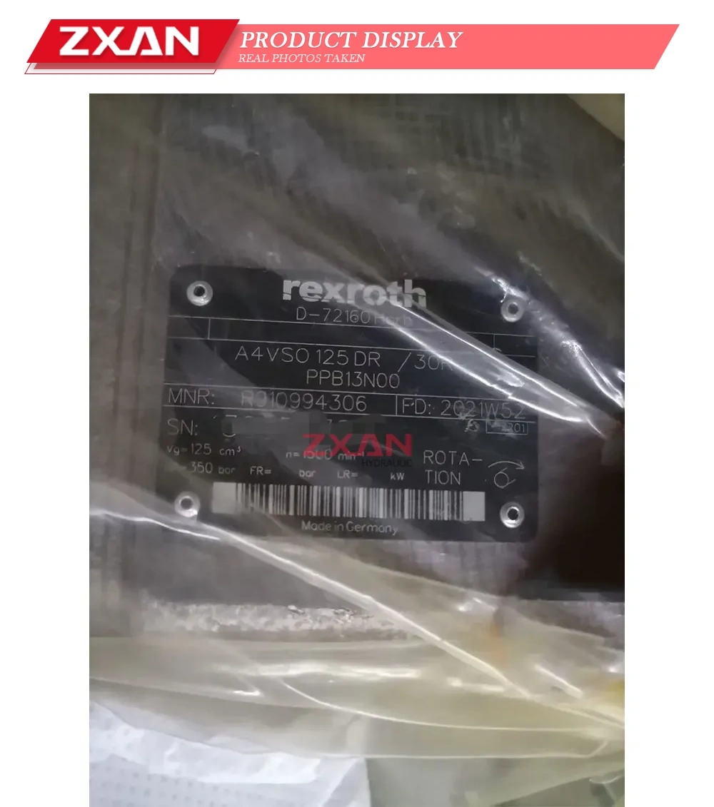 Rexroth A4VSO 125 DR/30R-PPB13N00 Axial Piston Variable Pump (Hydraulic Pump) Description