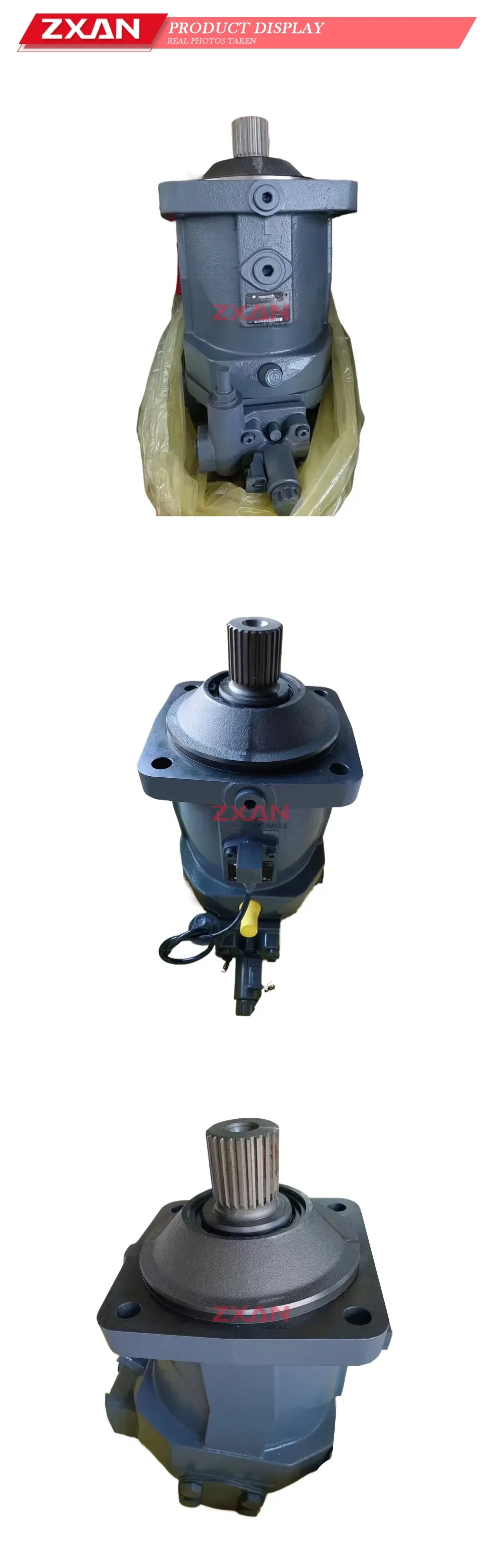 Rexroth A6VM107 / A6VM160 / A6VM200 (A6VM series) Axial Piston Variable Hydraulic Motor Description