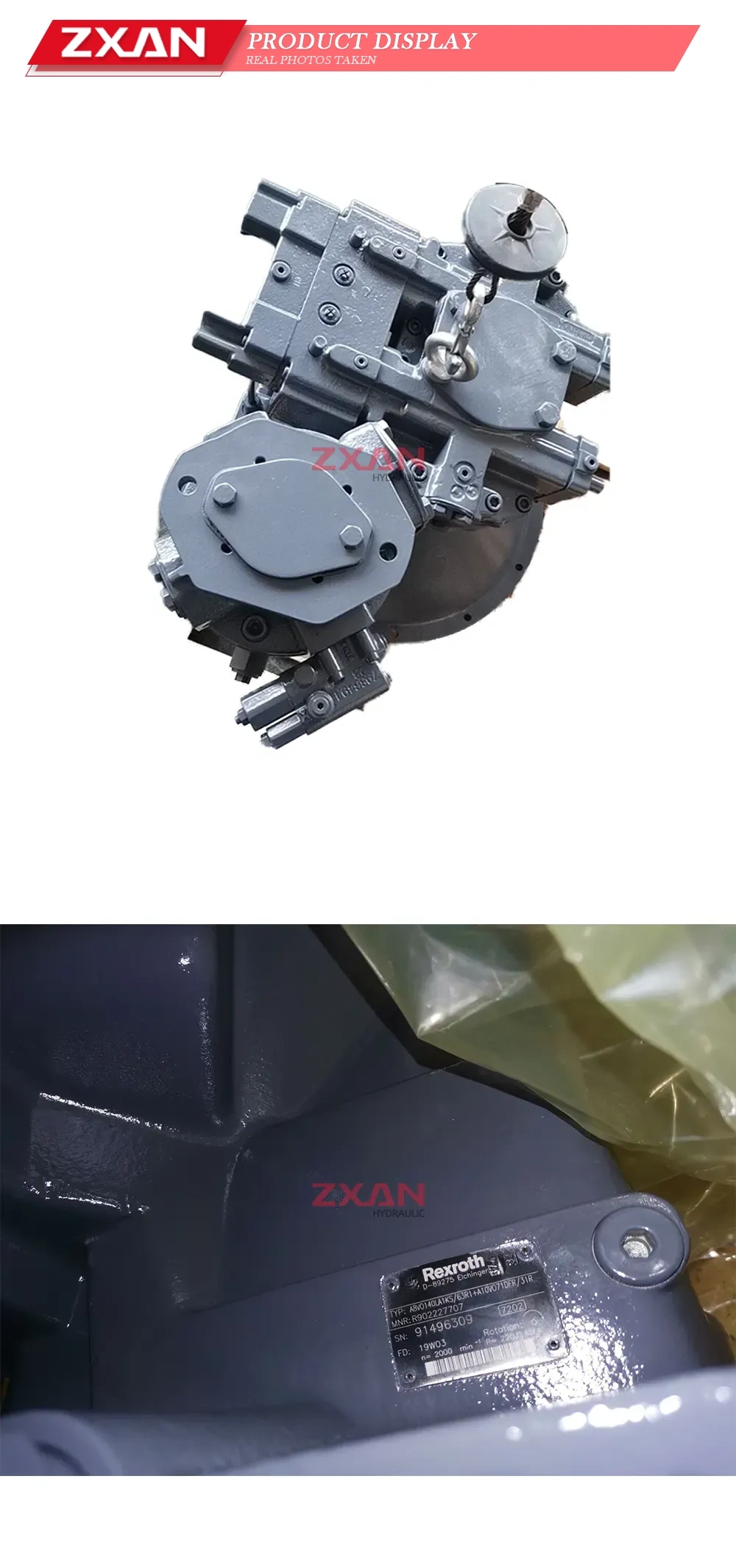 Rexroth A8VO140LA1KS/63R1+A10VO71DFR/31R Hydraulic Axial Piston Variable Pump Description