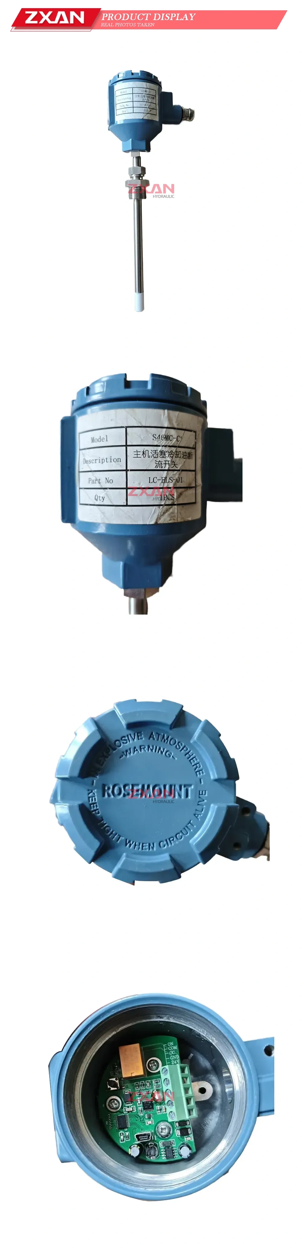 Rosemount LC-ELS-01 Piston Cooling Oil Flow Switch Description
