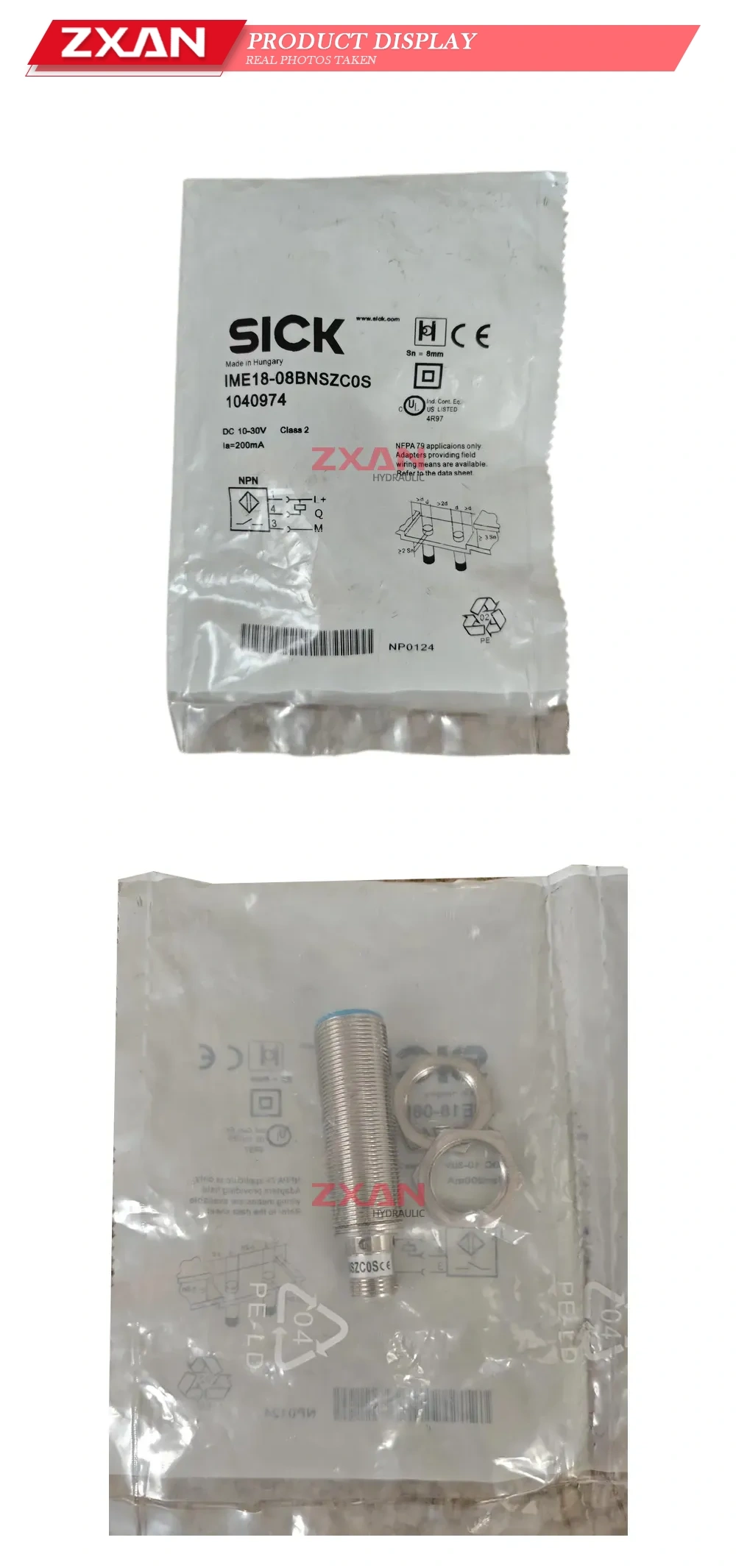 SICK IME18-08BNSZC0S Inductive Proximity Sensor Description