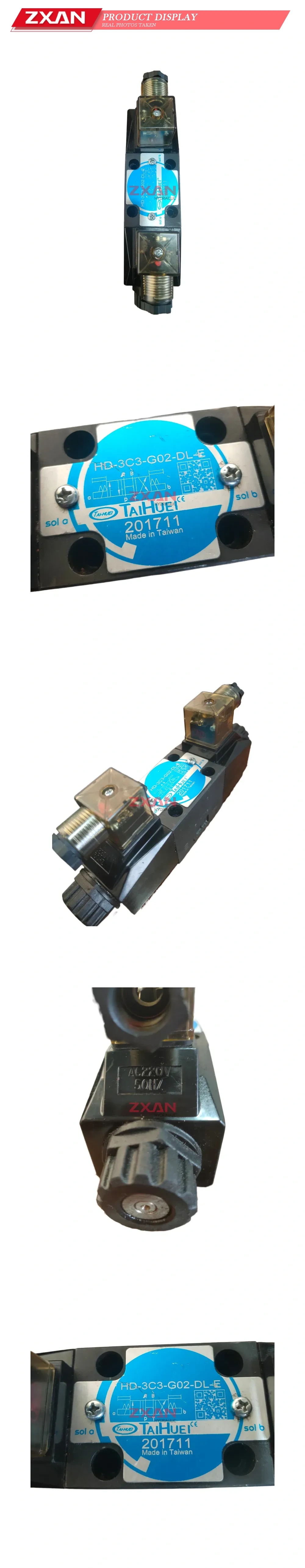 TAIHUEI HD-3C3-G02-DL-E Hydraulic Solenoid Directional Control Valve Description