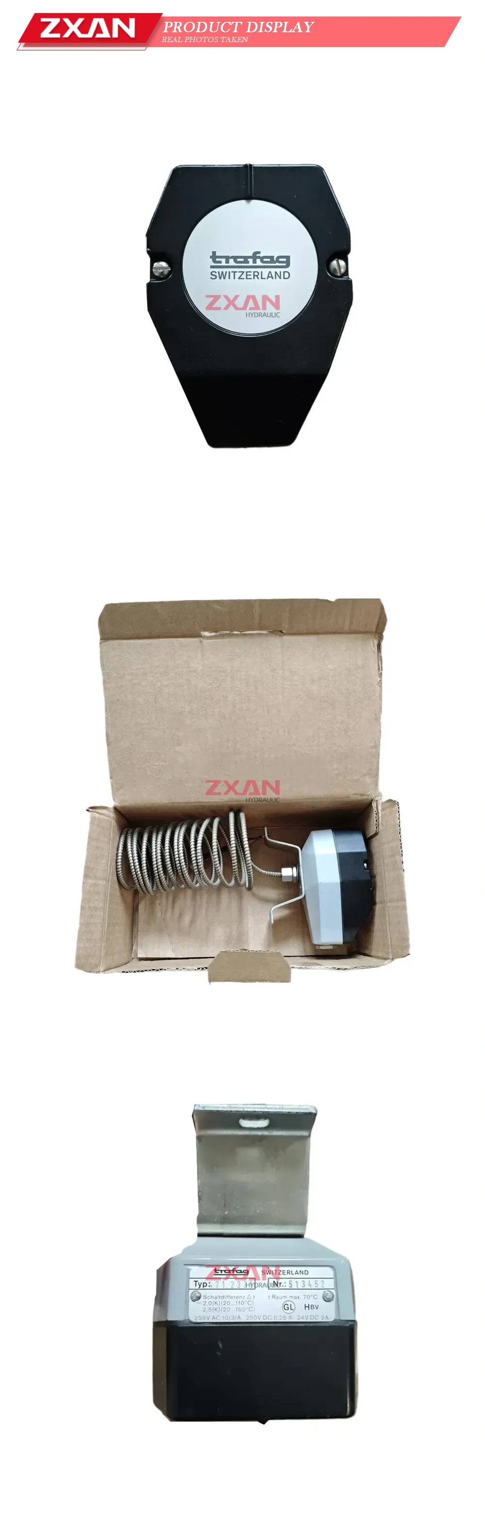 Trafag 71 2331 Capillary Thermostat Temperature Switch Description