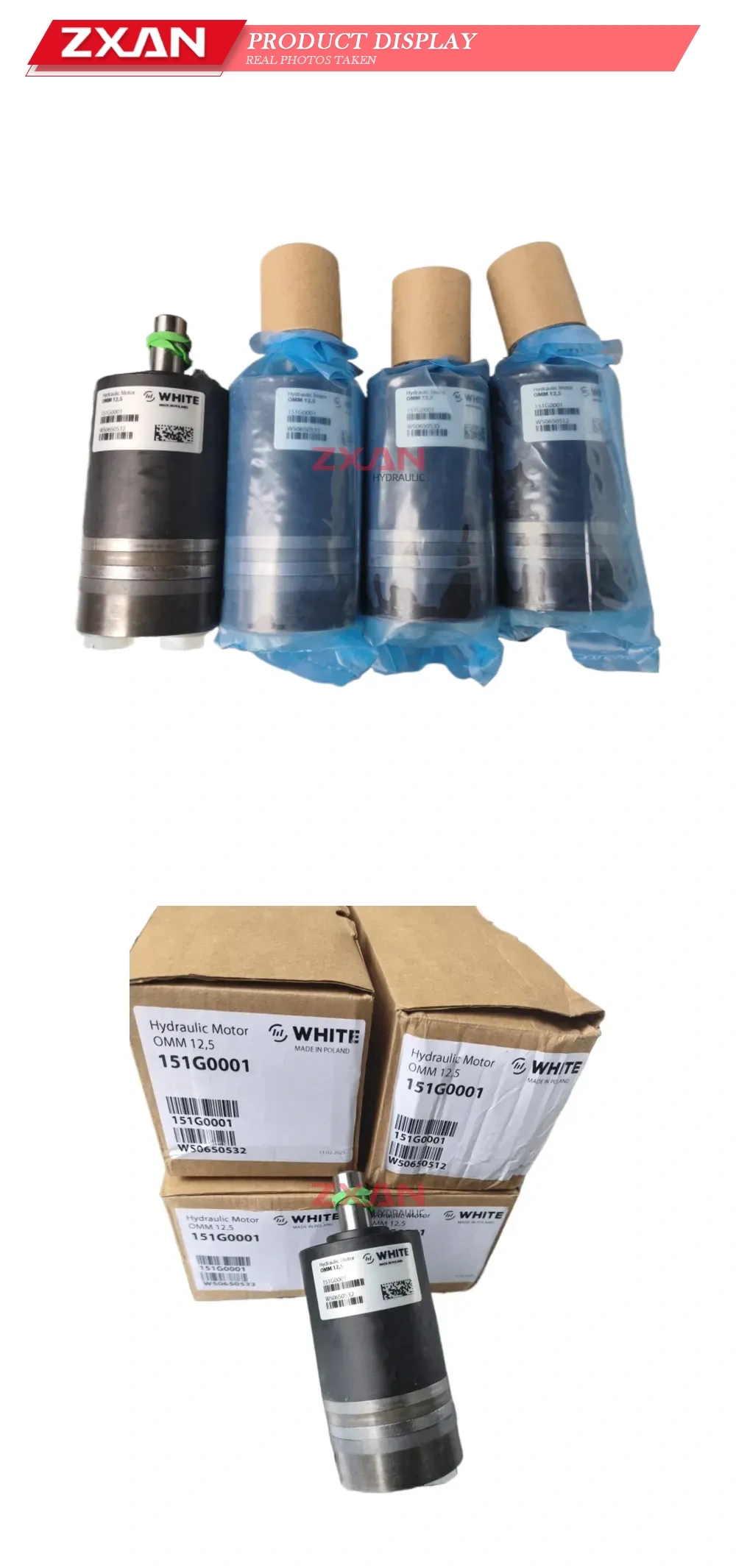 White 151G0001 (OMM 12.5) Orbital Hydraulic Motor Description