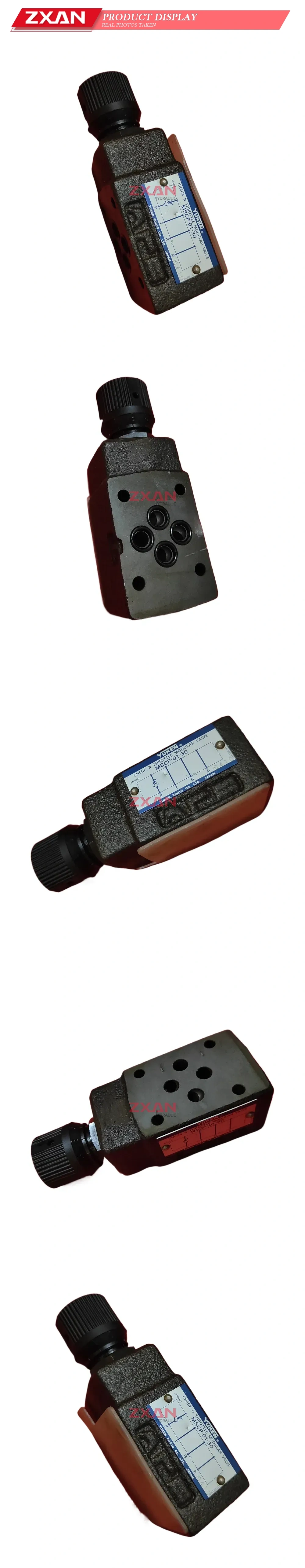 YUKEN MSCP-01-30 Check & Throttle Modular Valve Description