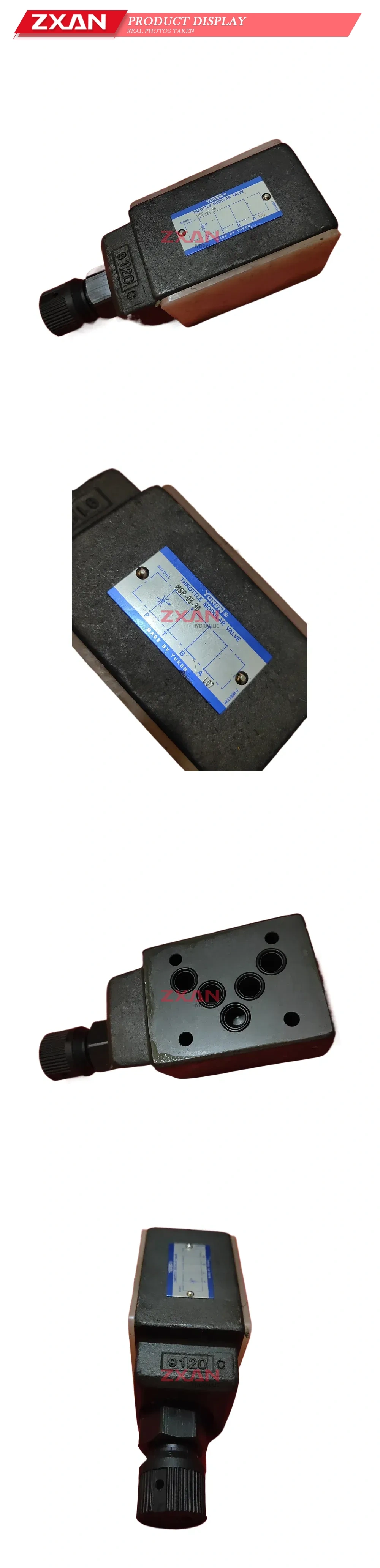 YUKEN MSP-03-30 Hydraulic Throttle Modular Valve Description